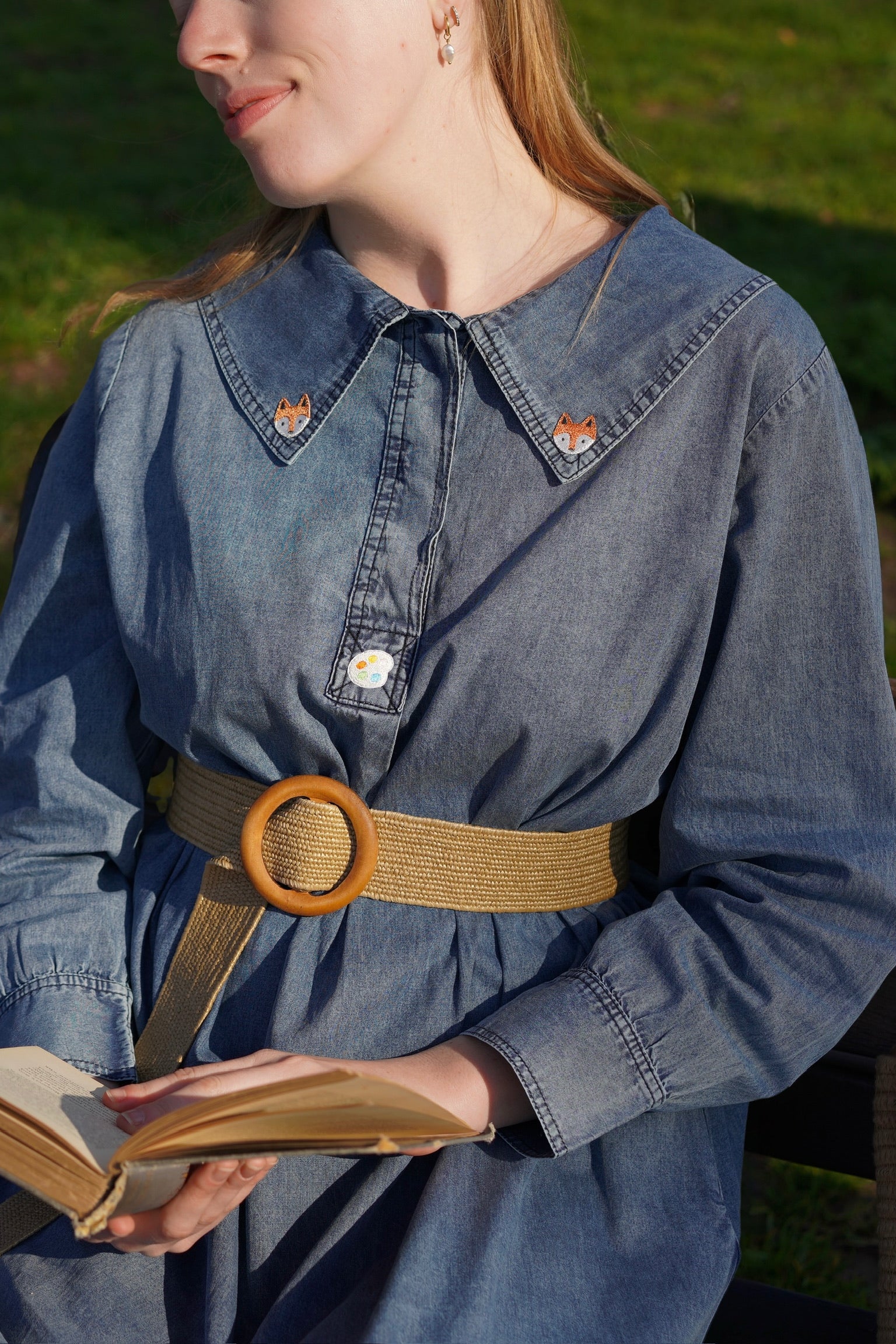 Artist Fox Denim Dress