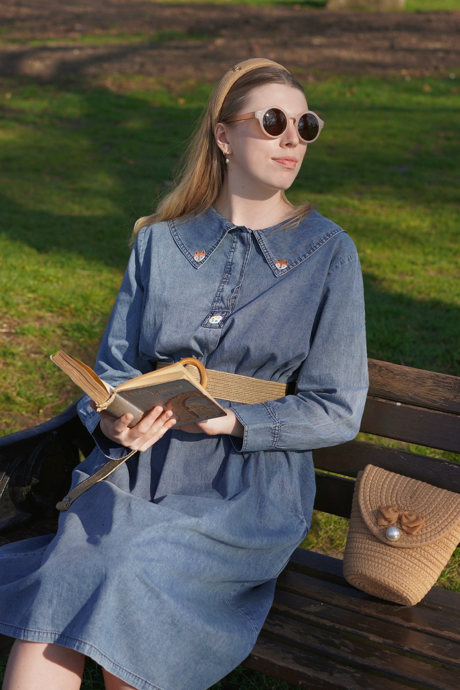 Artist Fox Denim Dress