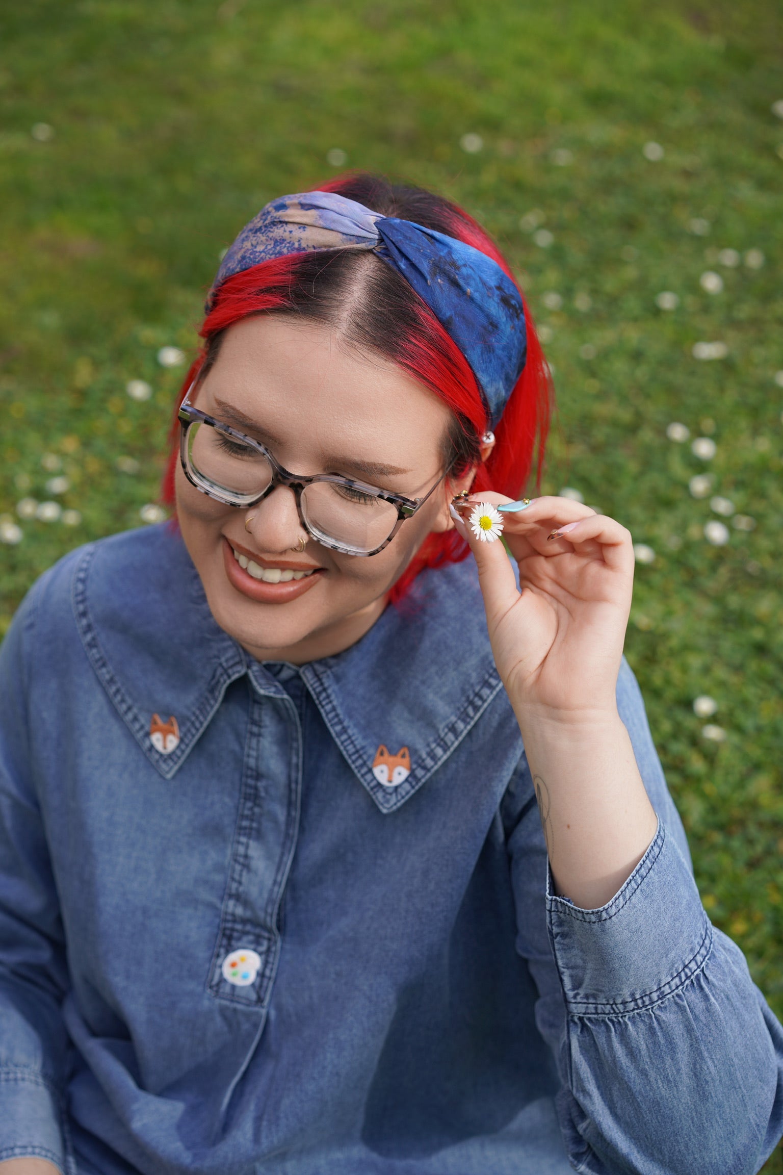 Artist Fox Denim Dress