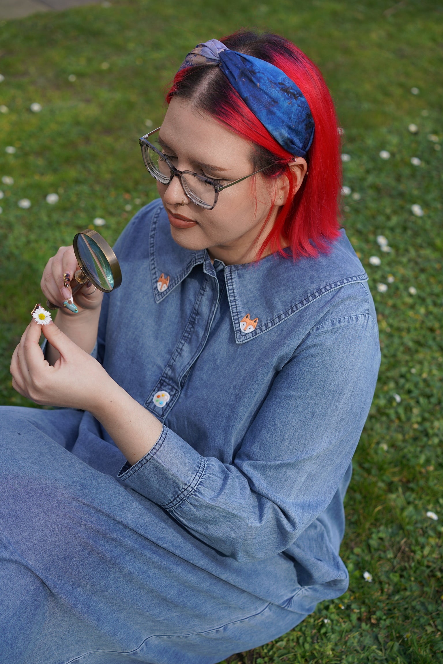 Artist Fox Denim Dress