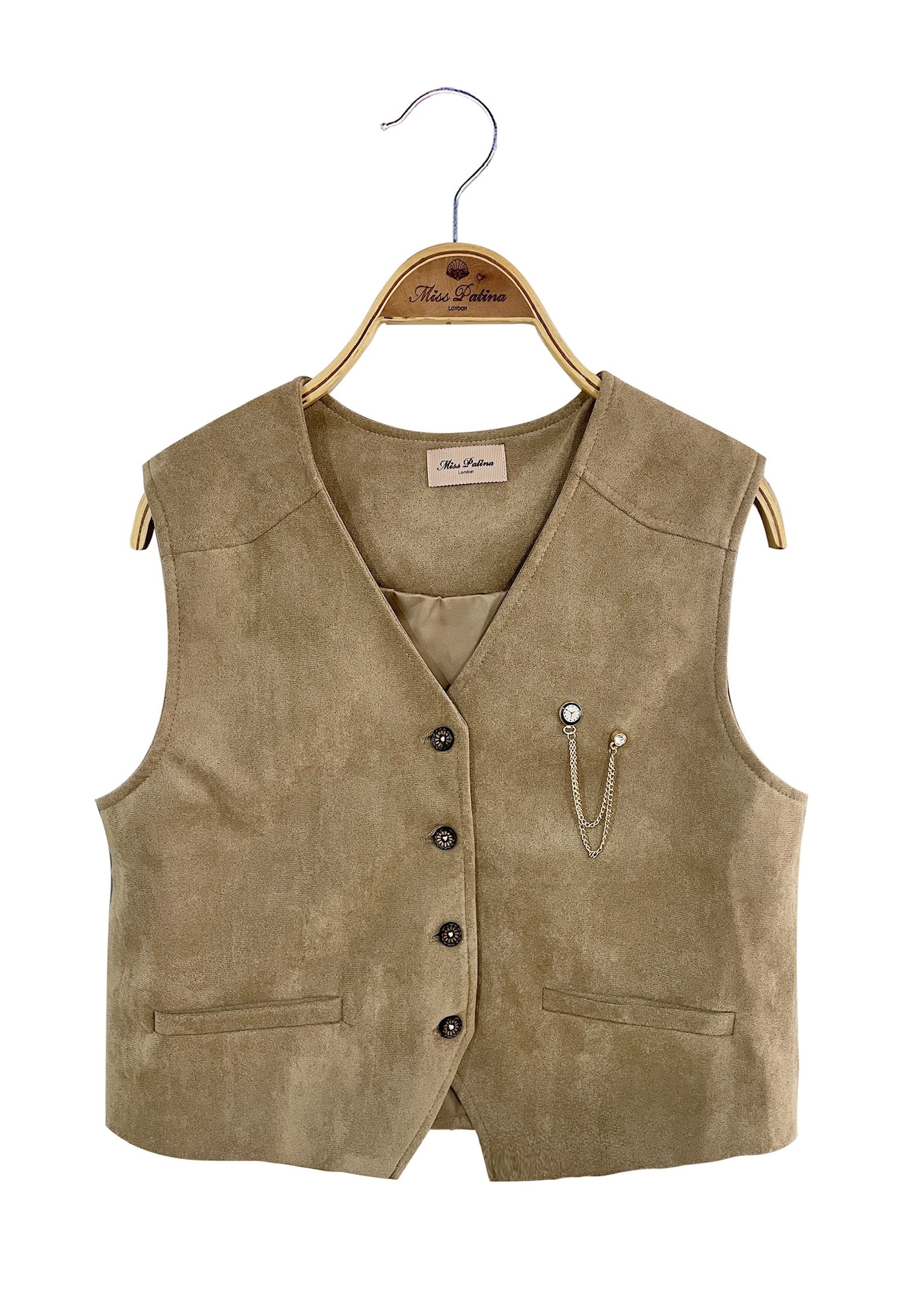 Ash Faux Suede Waistcoat