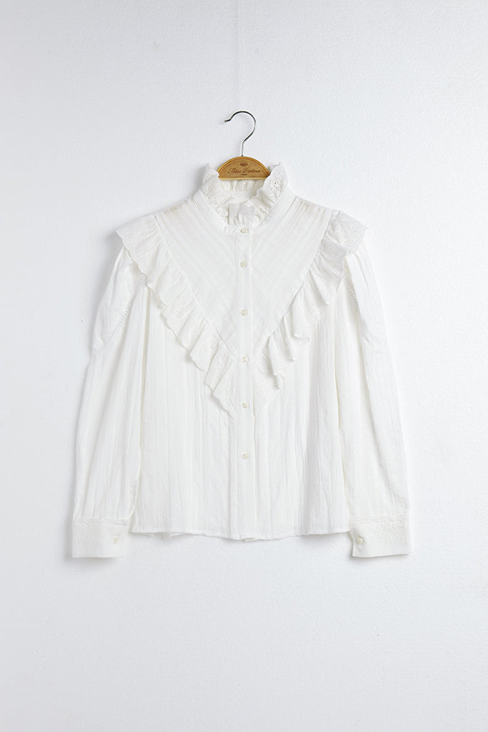 Batiste Prairie Blouse