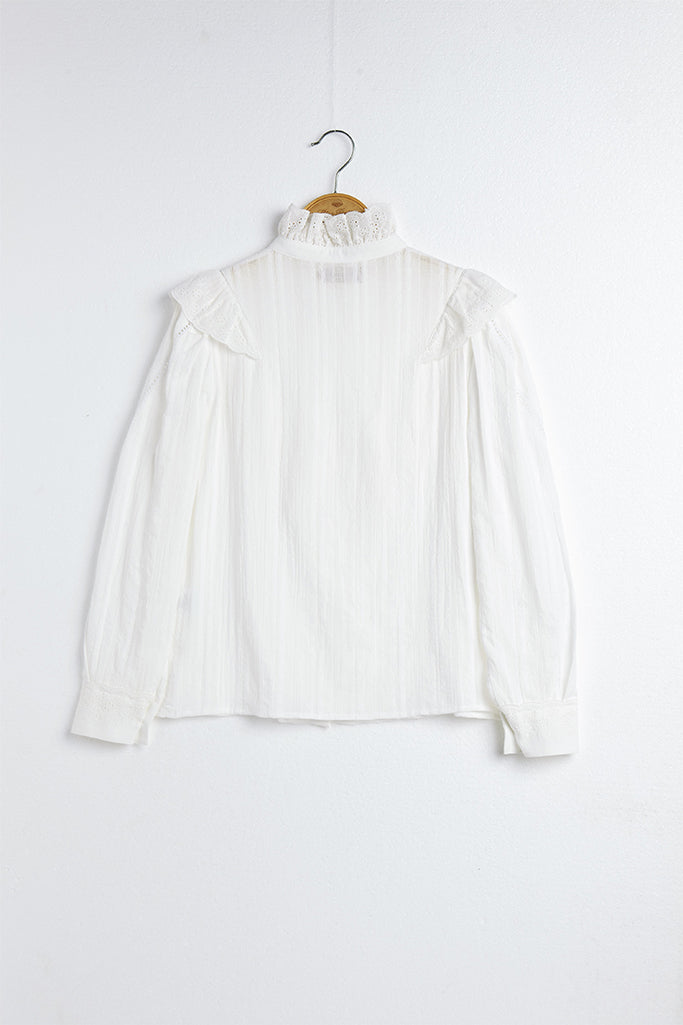 Batiste Prairie Blouse