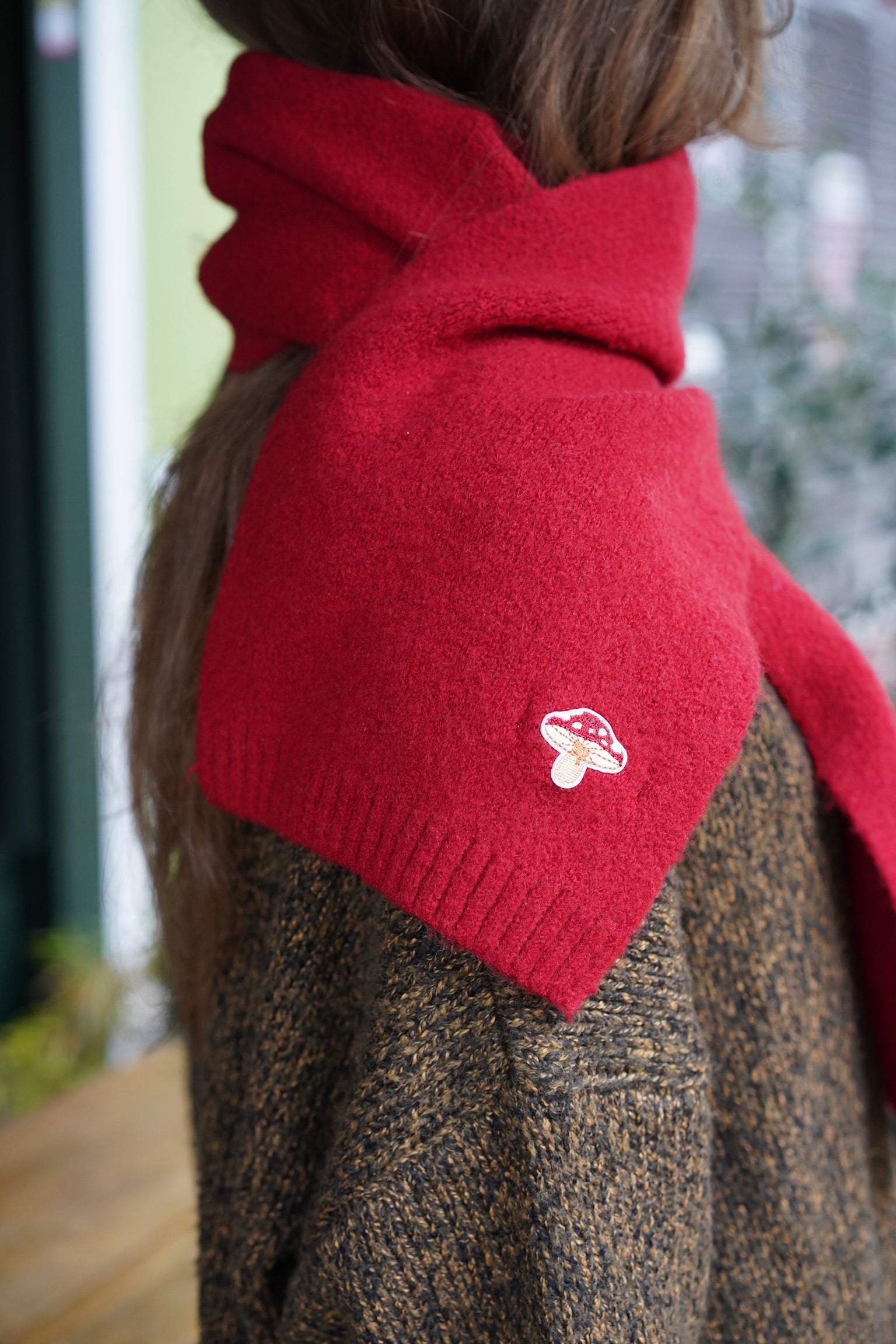 Bellebury Scarf (Festive Red)