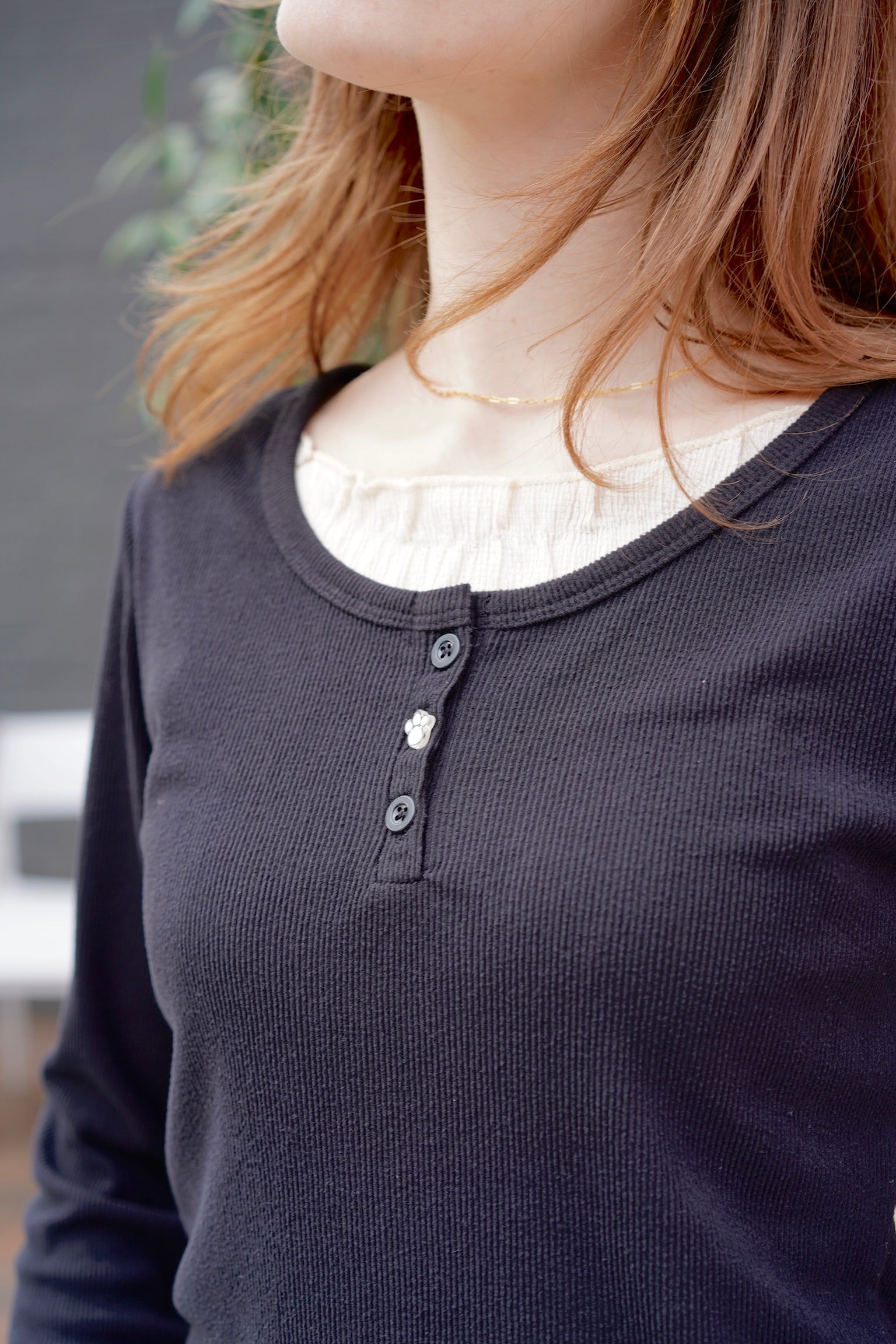 Black Cat Soft Girl Top