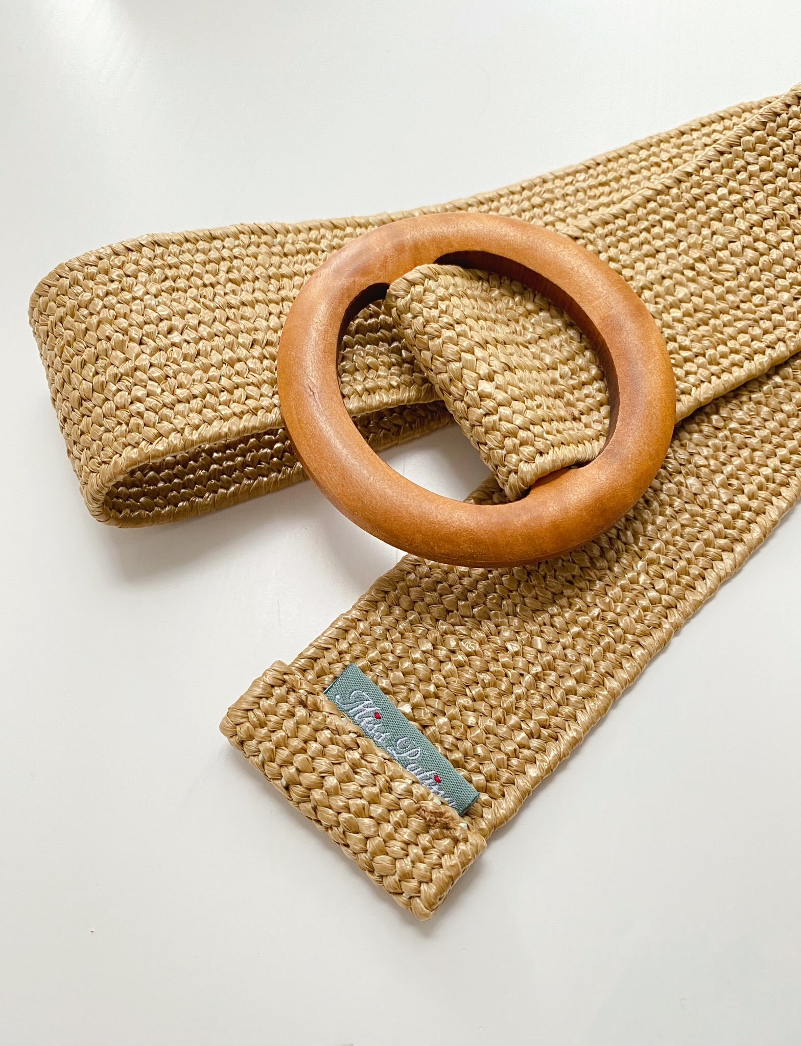 Bohemian Raffia Effect Belt