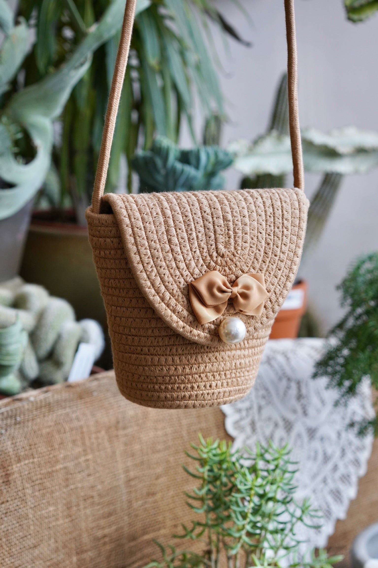 Boho Basket Bag