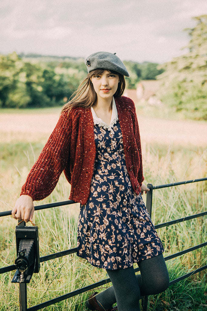 Cheltenham Cardigan (Rasberry)