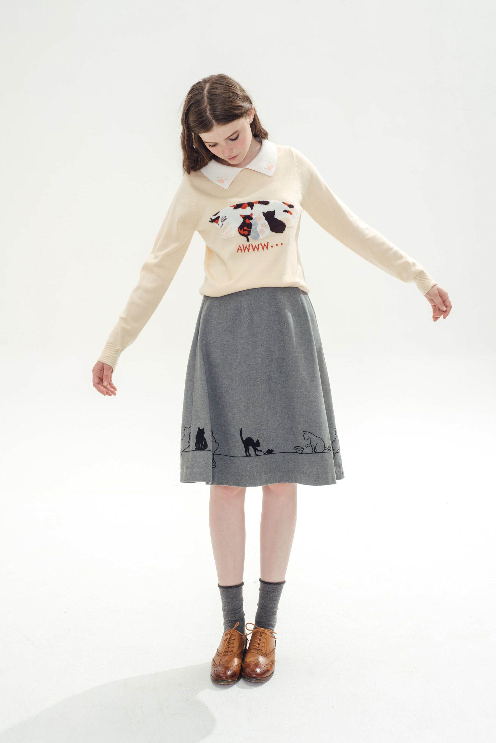 Paws for Thought Jumper (Cream)