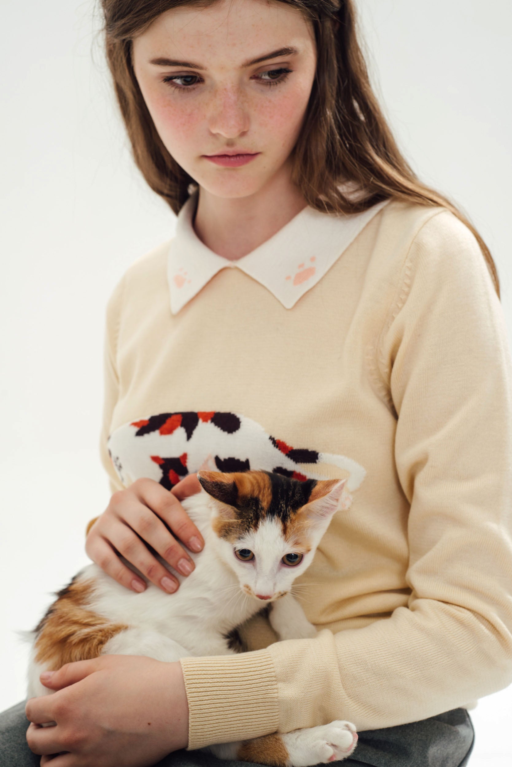 Paws for Thought Jumper (Cream)