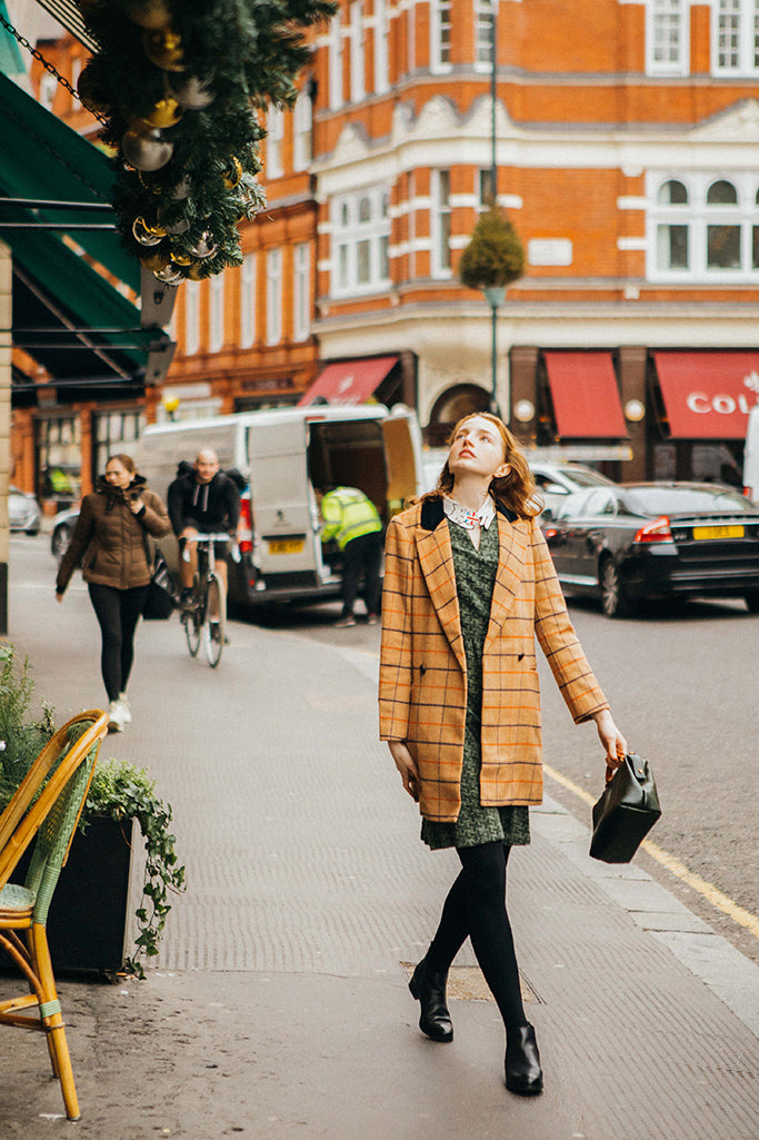 Darlington Coat (Camel Check)