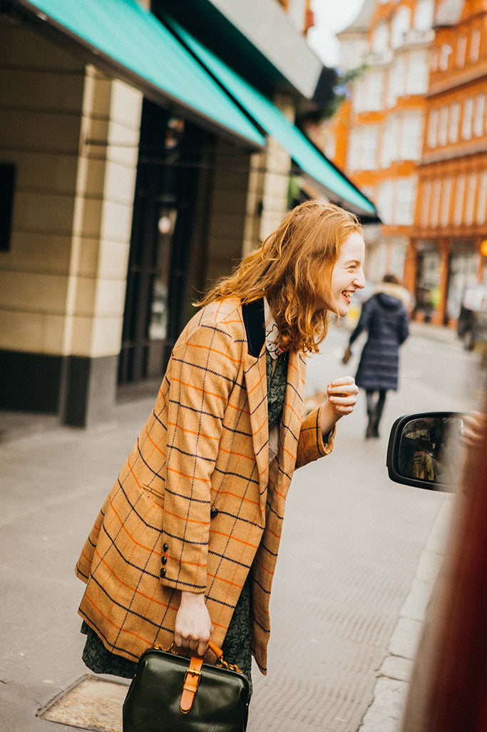 Darlington Coat (Camel Check)