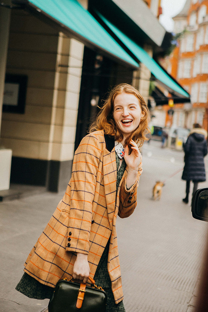 Darlington Coat (Camel Check)