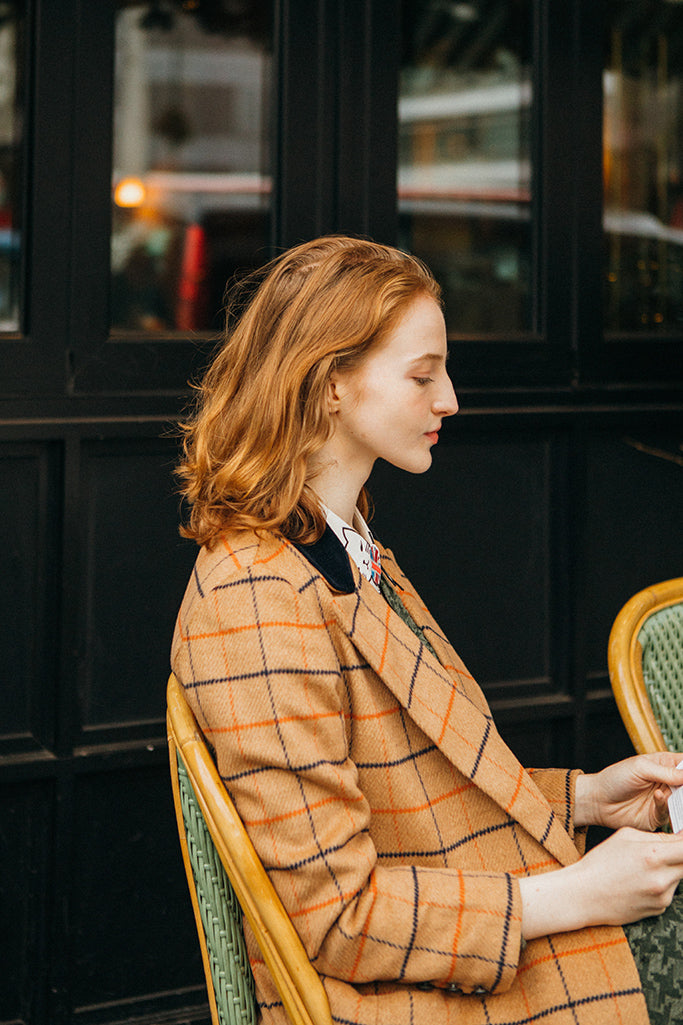 Darlington Coat (Camel Check)