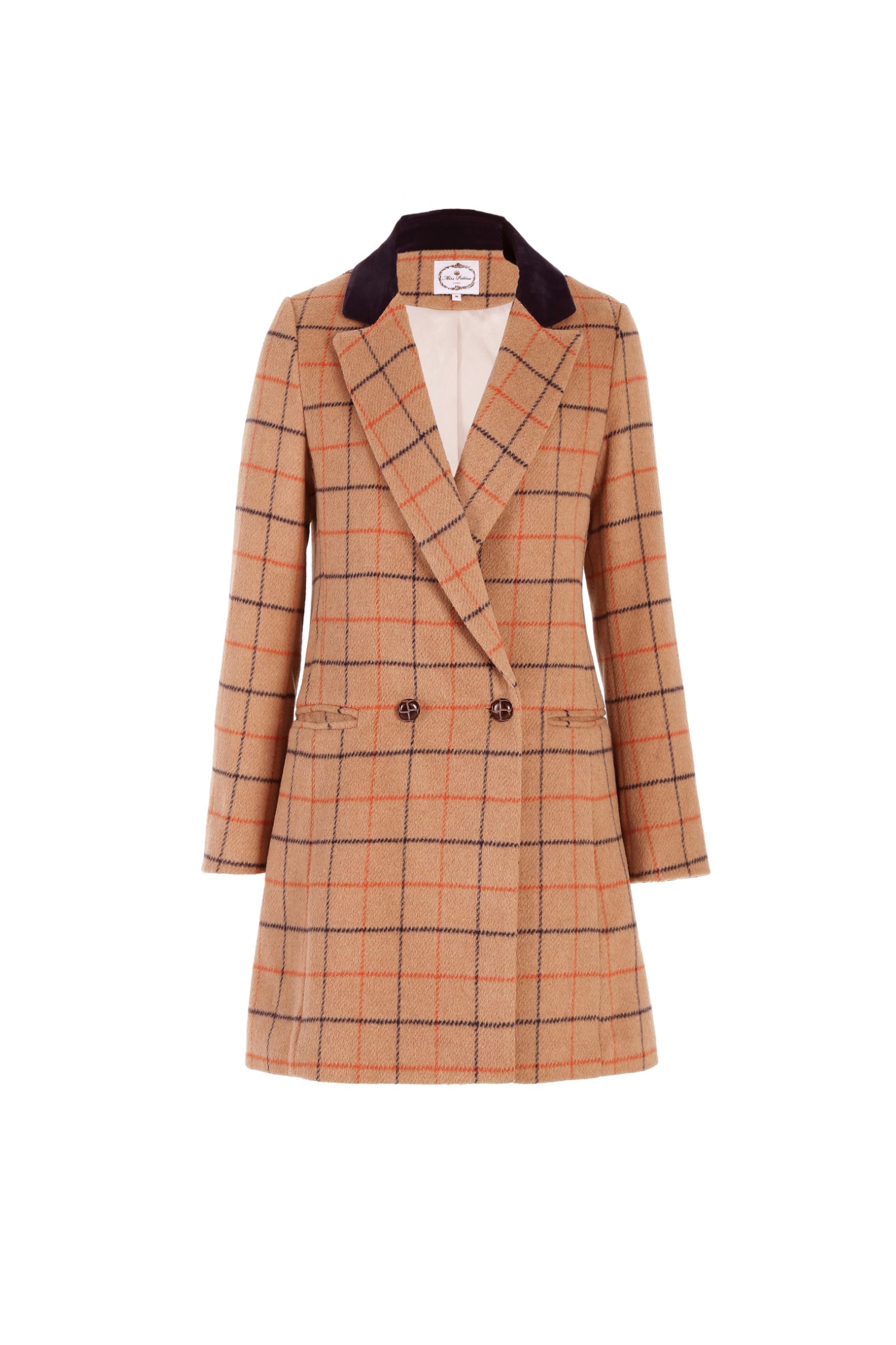 Darlington Coat (Camel Check)