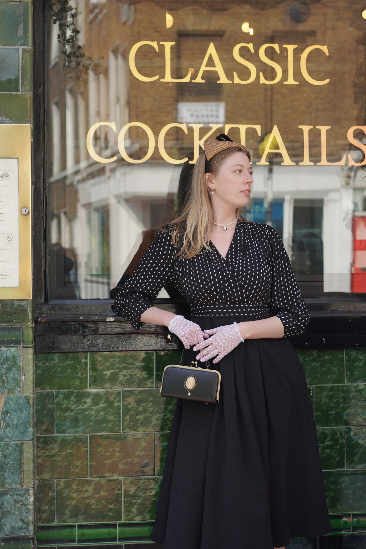 Dotty Two-In-One 50s Dress