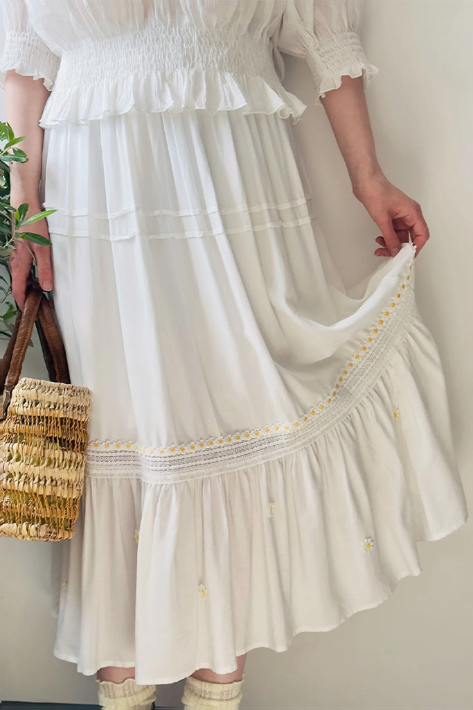 Prairie skirt white best sale