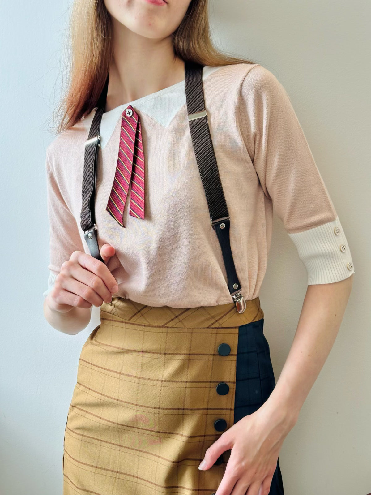 Academia Top (Dusty Pink)
