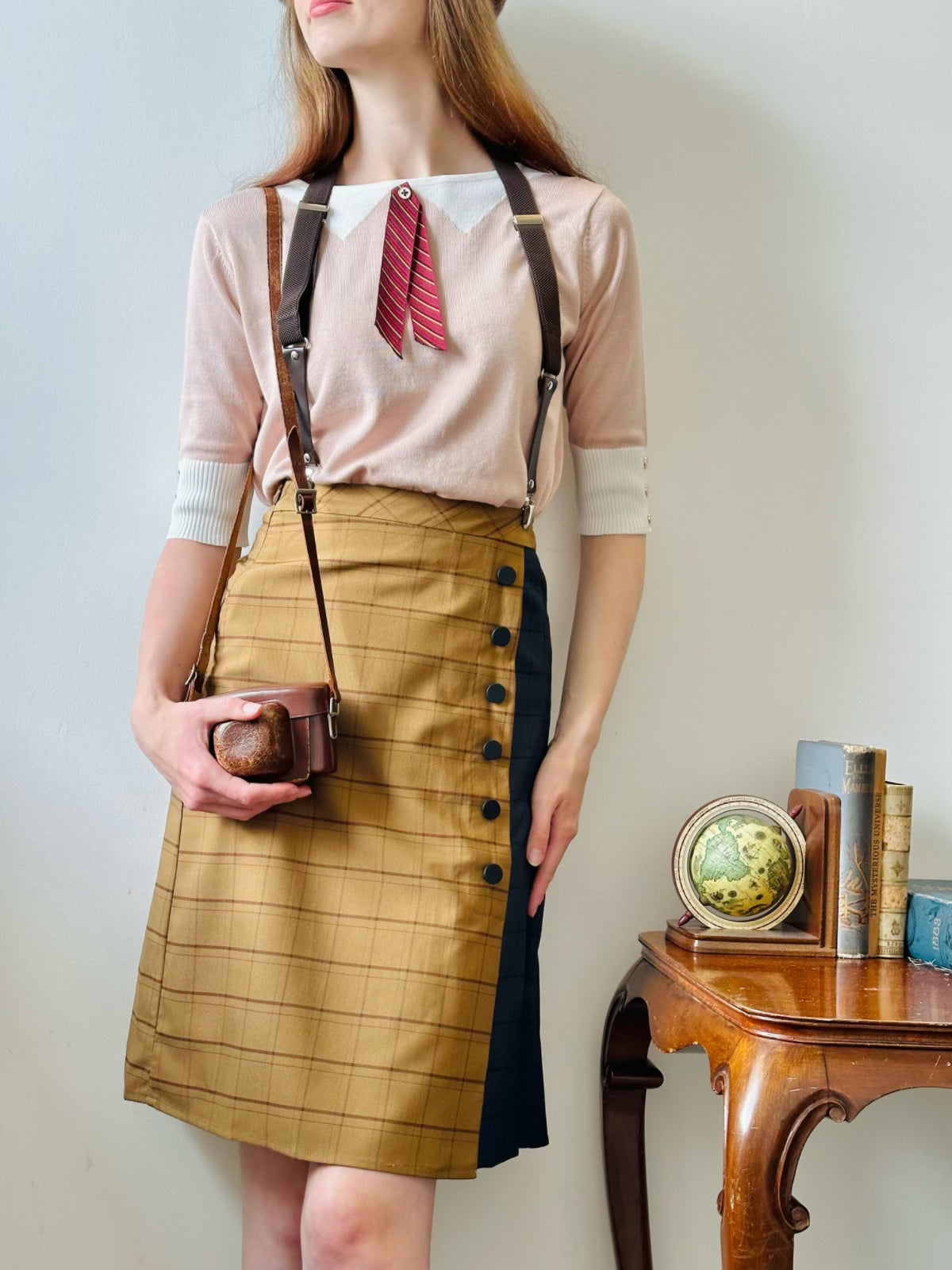 Academia Top (Dusty Pink)