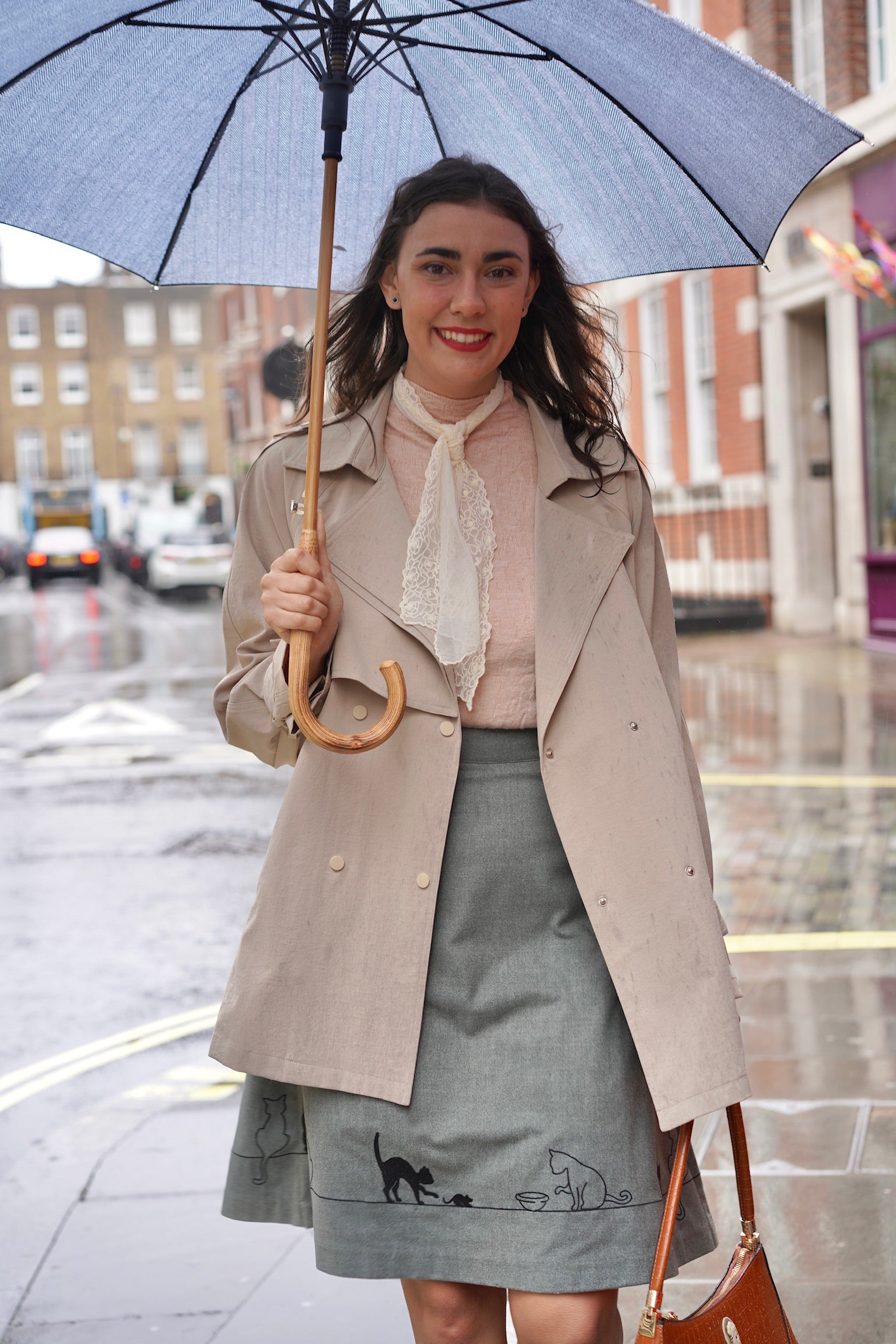 Feline Fling Skirt (Grey)