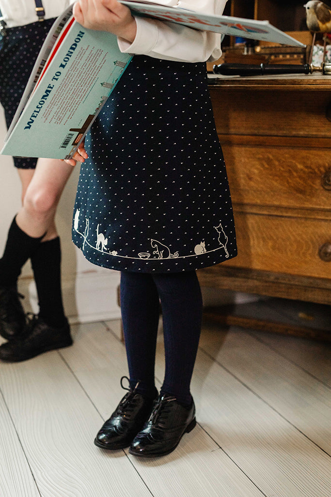 Feline Fling Mini Skirt (Girls)