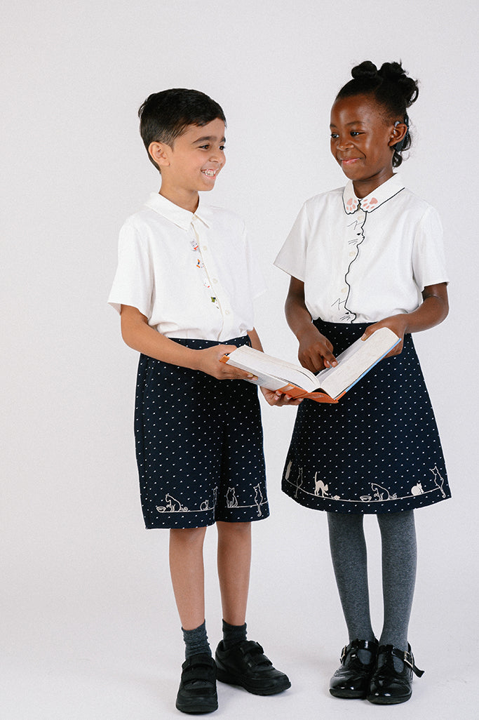 Feline Fling Mini Skirt (Girls)