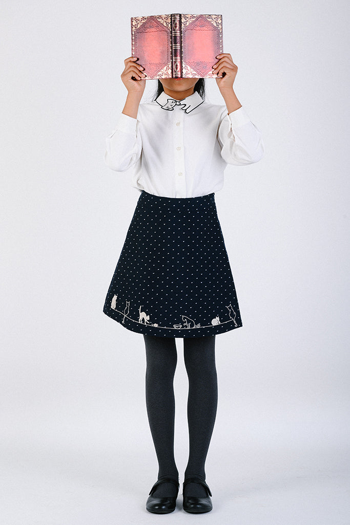 Feline Fling Mini Skirt (Girls)