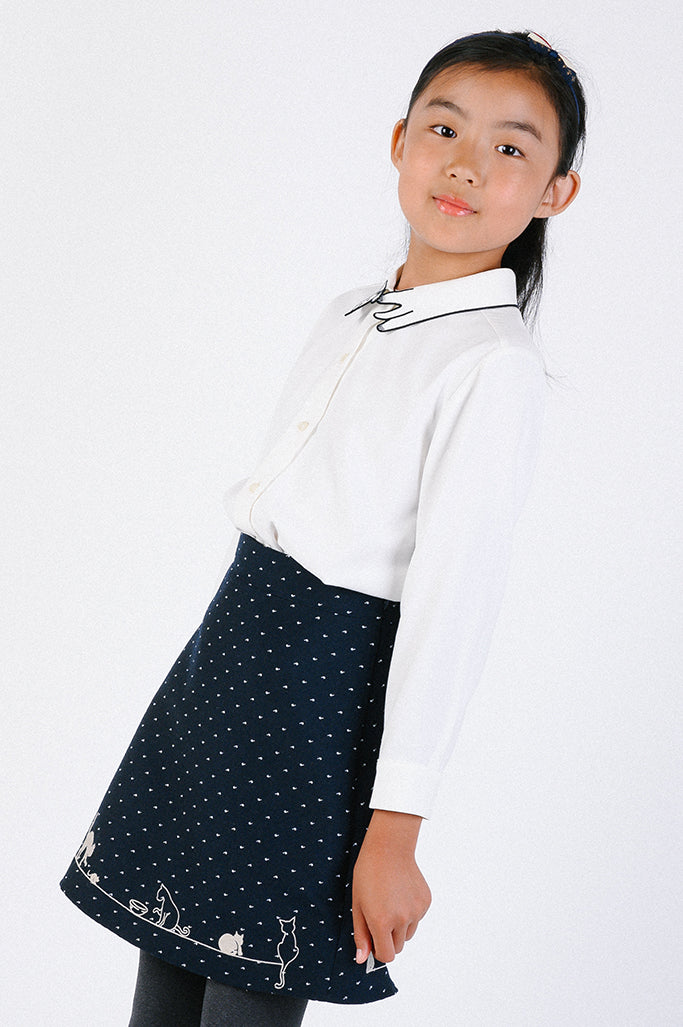 Feline Fling Mini Skirt (Girls)