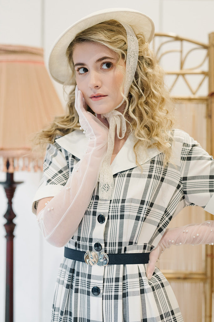 Feline Mintage Belt (Navy)