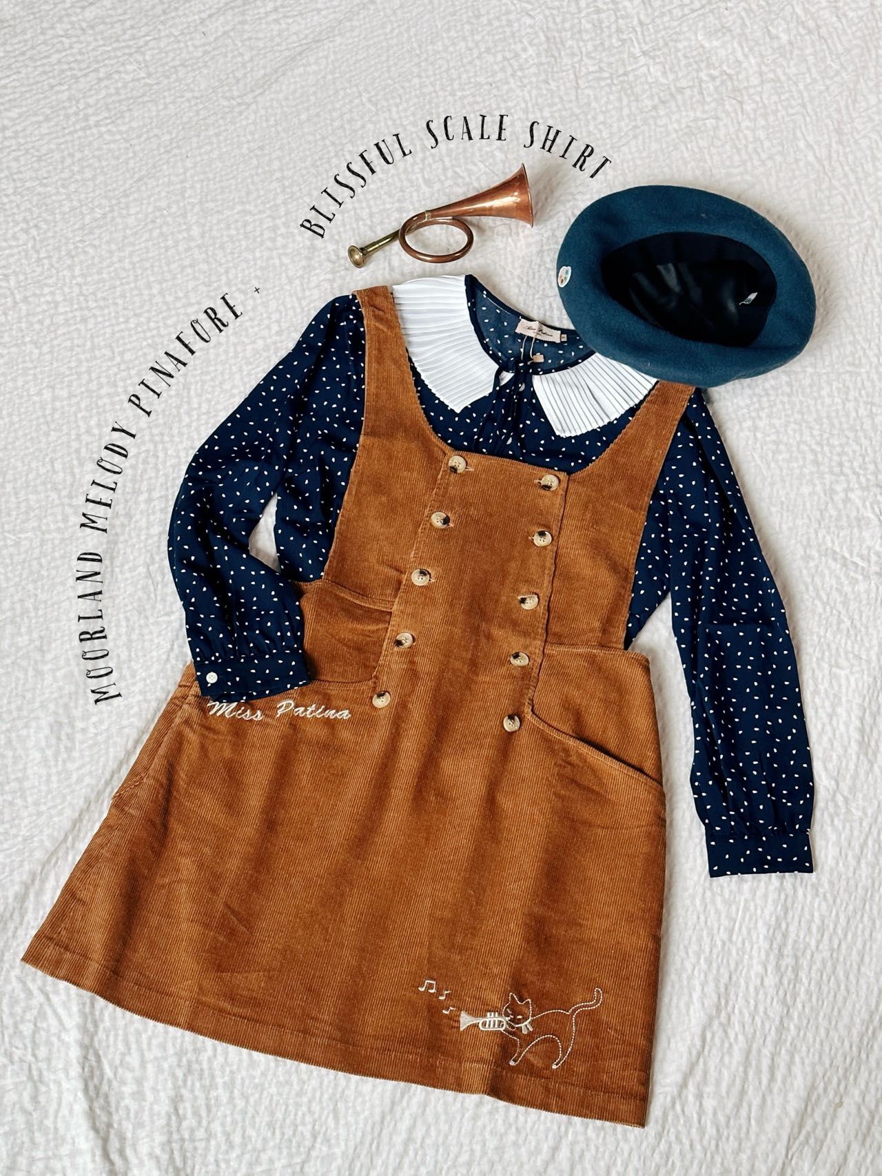 Moorland Melody Pinafore (Toffee)