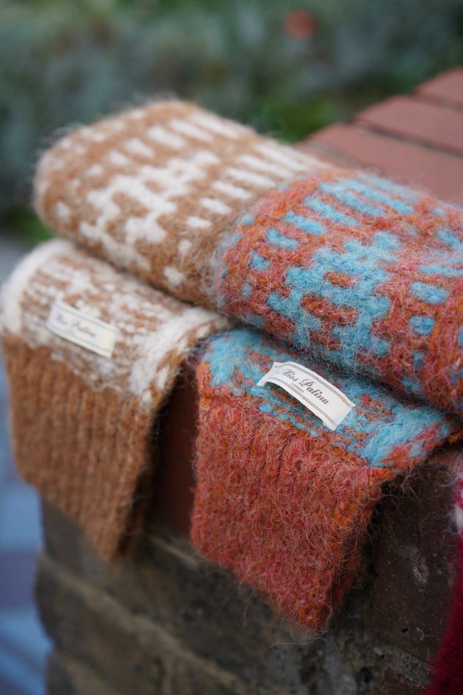 Folk Tale Fluffy Loop Scarf (Cottage Oat)