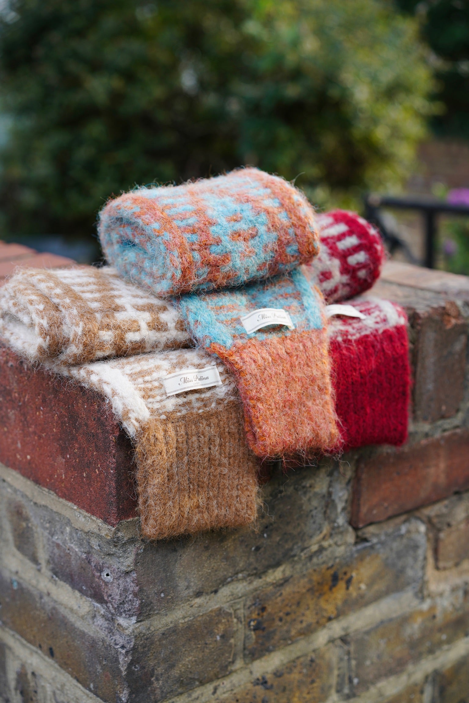 Folk Tale Fluffy Loop Scarf (Cottage Oat)