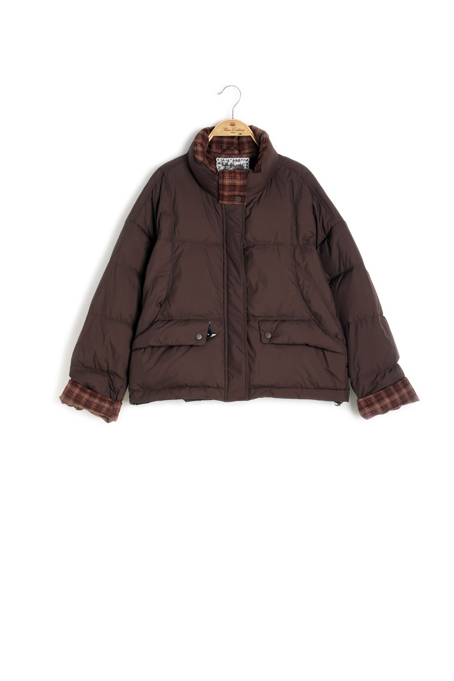 Fraser Natural Down Puffer Jacket (Chestnut Brown)