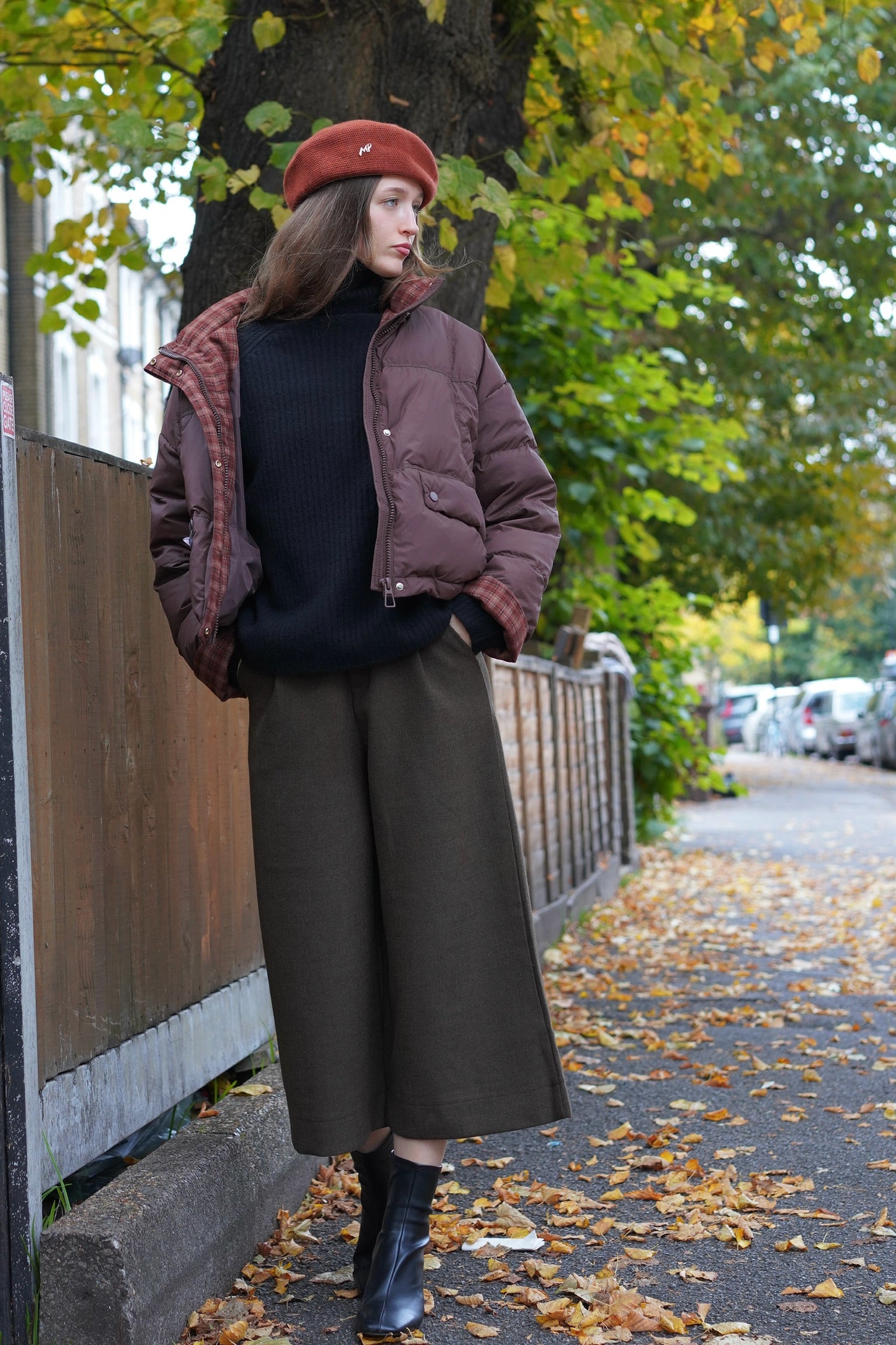 Fraser Natural Down Puffer Jacket (Chestnut Brown)