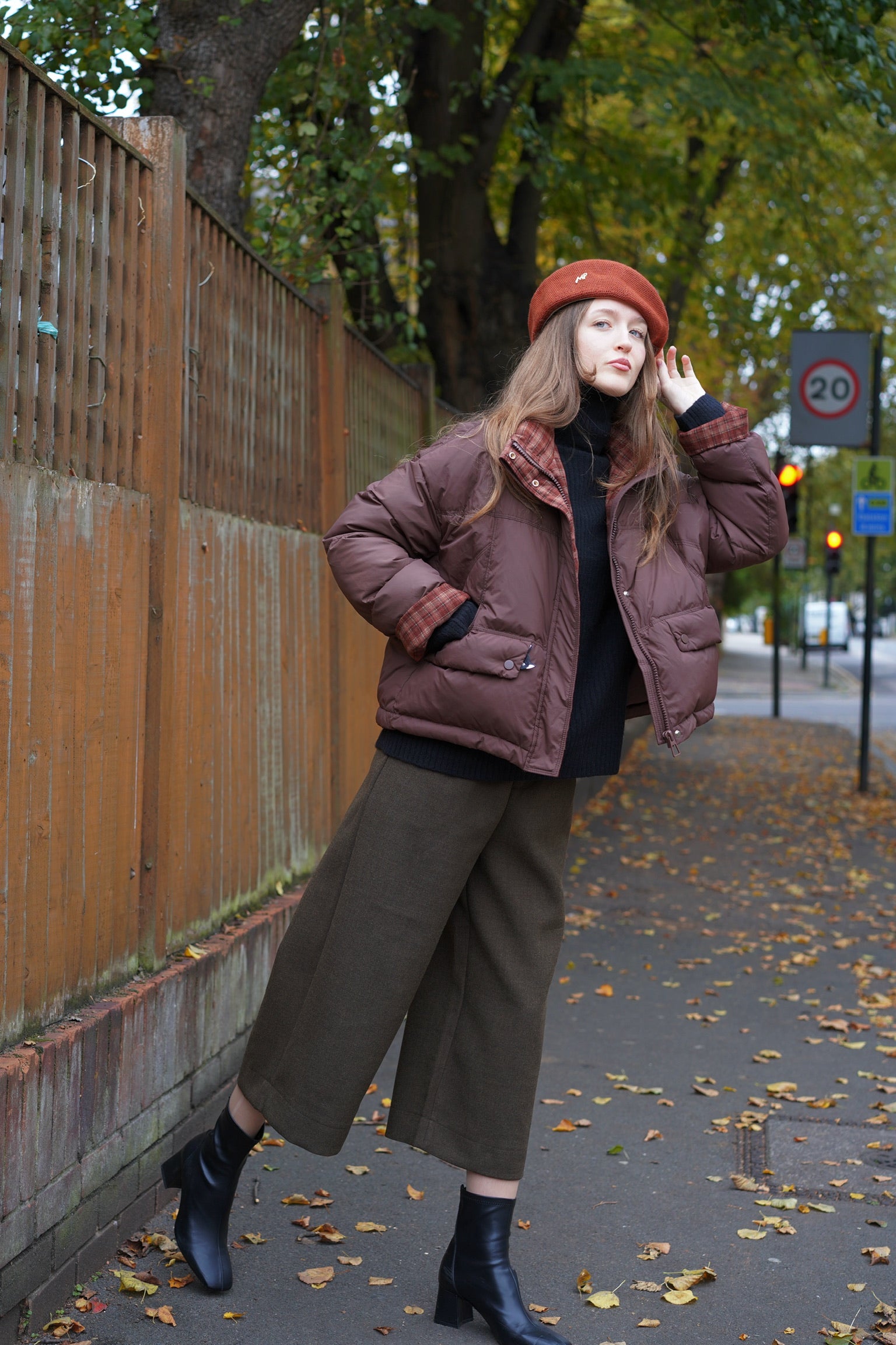 Fraser Natural Down Puffer Jacket (Chestnut Brown)