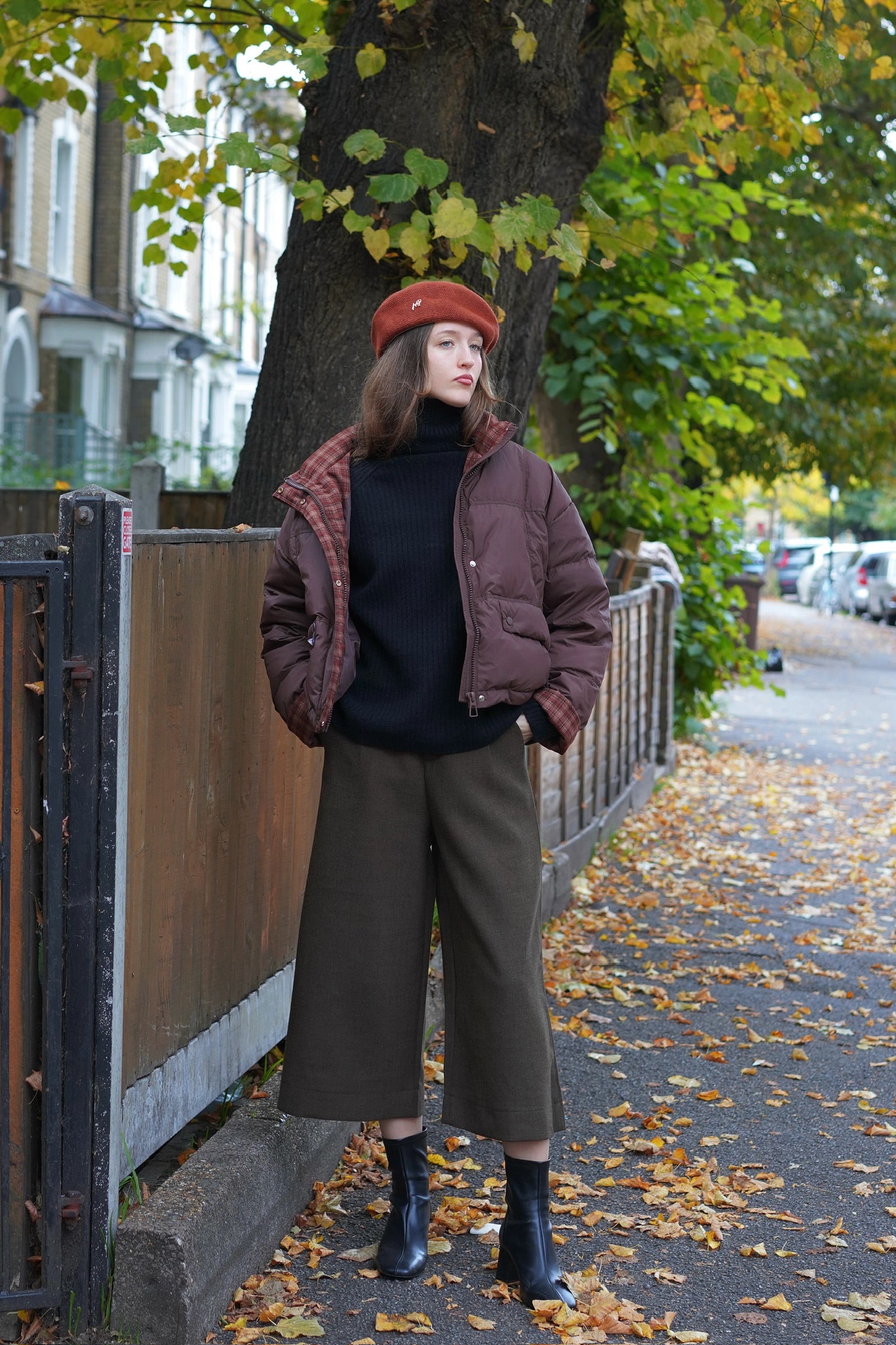 Fraser Natural Down Puffer Jacket (Chestnut Brown)