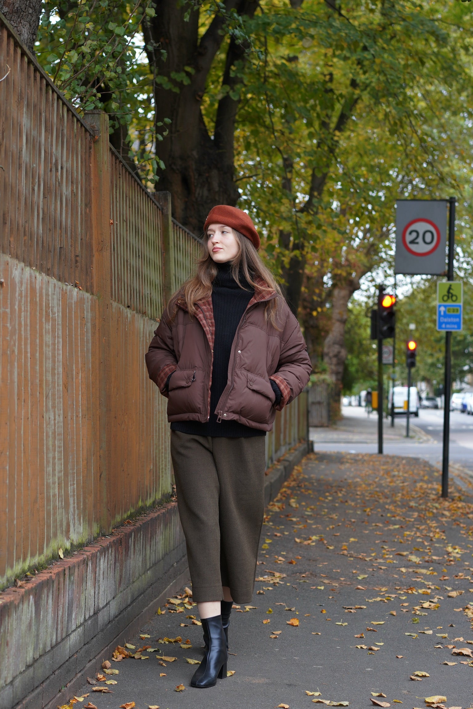 Fraser Natural Down Puffer Jacket (Chestnut Brown)