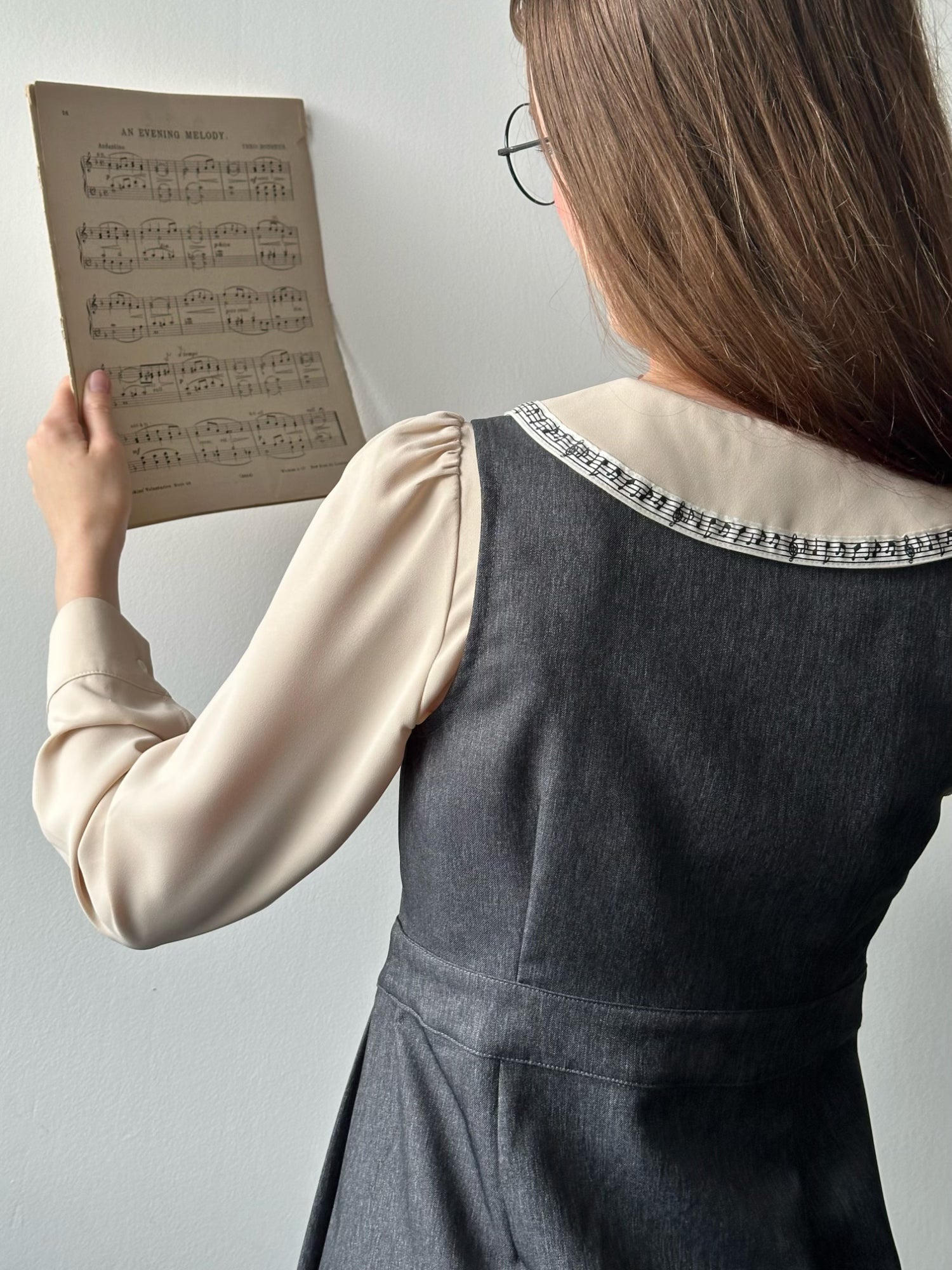 Garthwaite Academia Pinafore Dress