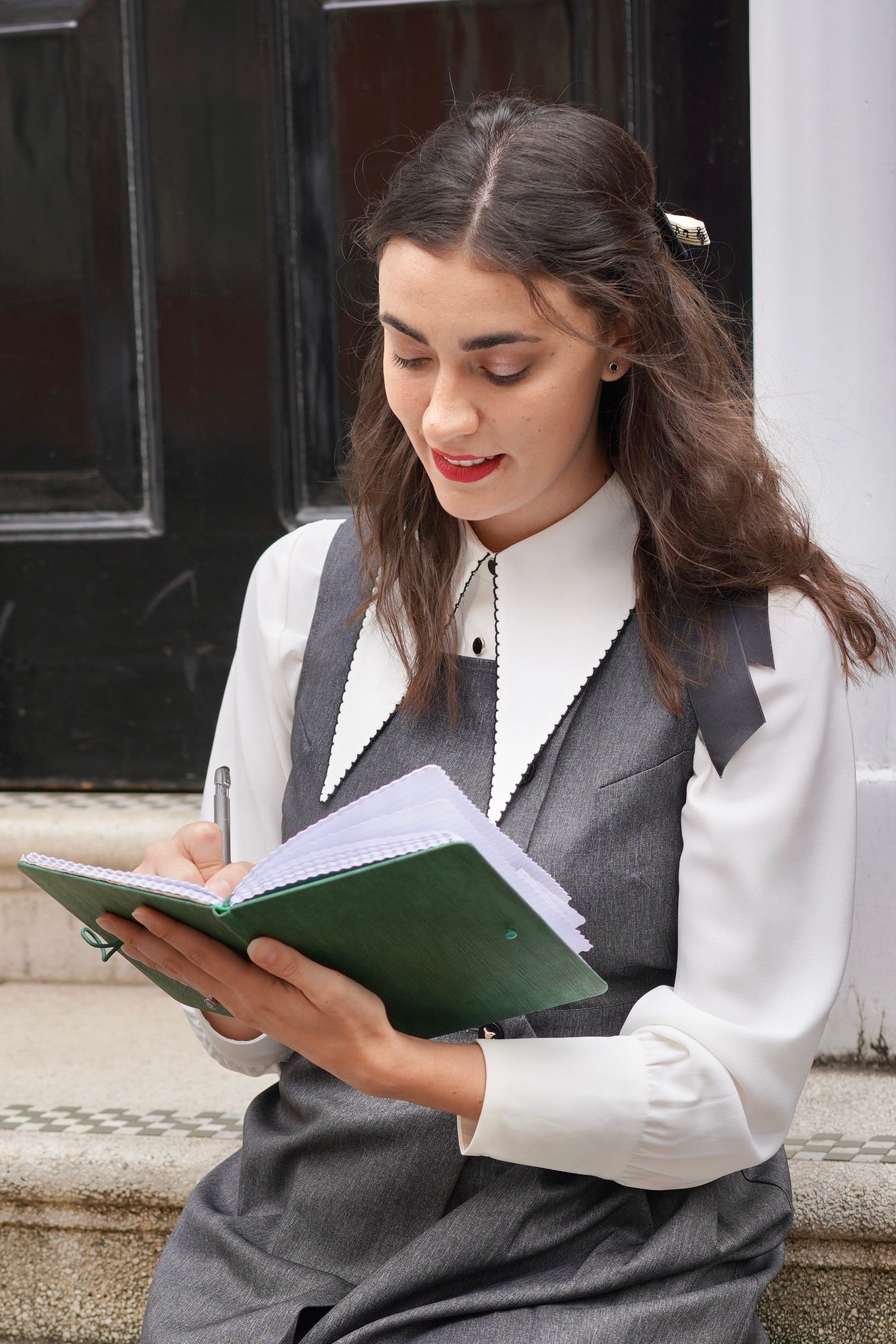 Garthwaite Academia Pinafore Dress