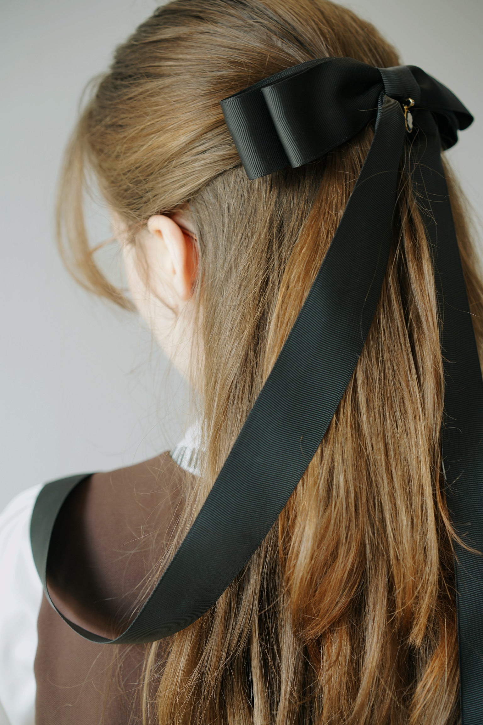 Handmade Cameo Romance Bow Clip