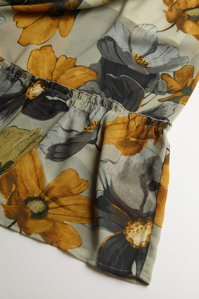 Harper Shirred Midi Dress