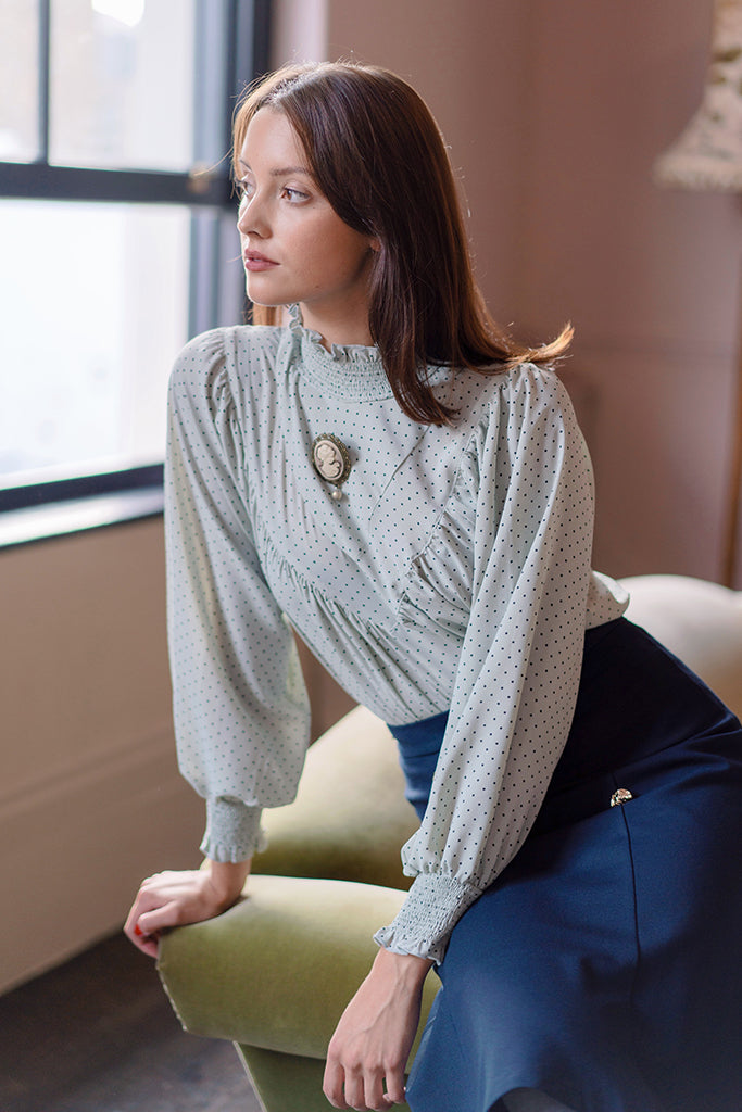 Scarlett Top (Dots)