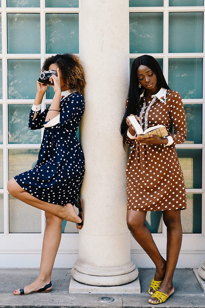 English Rose Dress (Caramel)