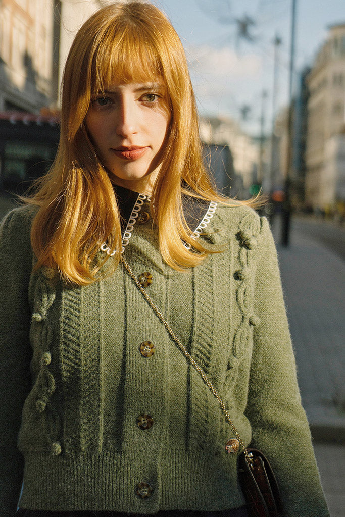 Clive Bell Cardigan (Moss)