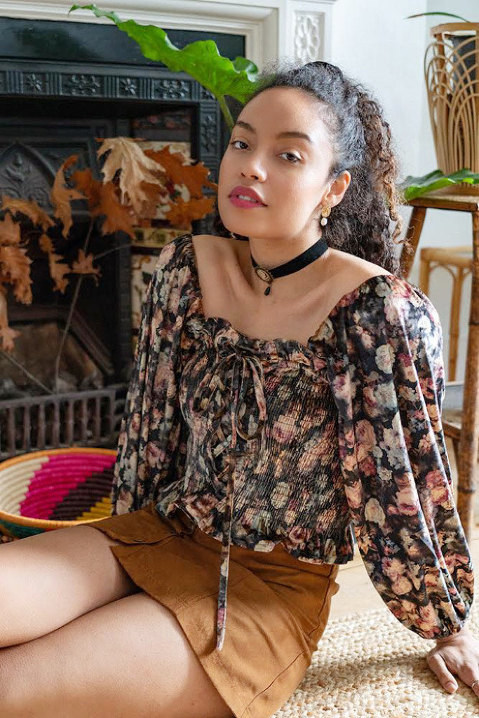 Ophelia Velour Top