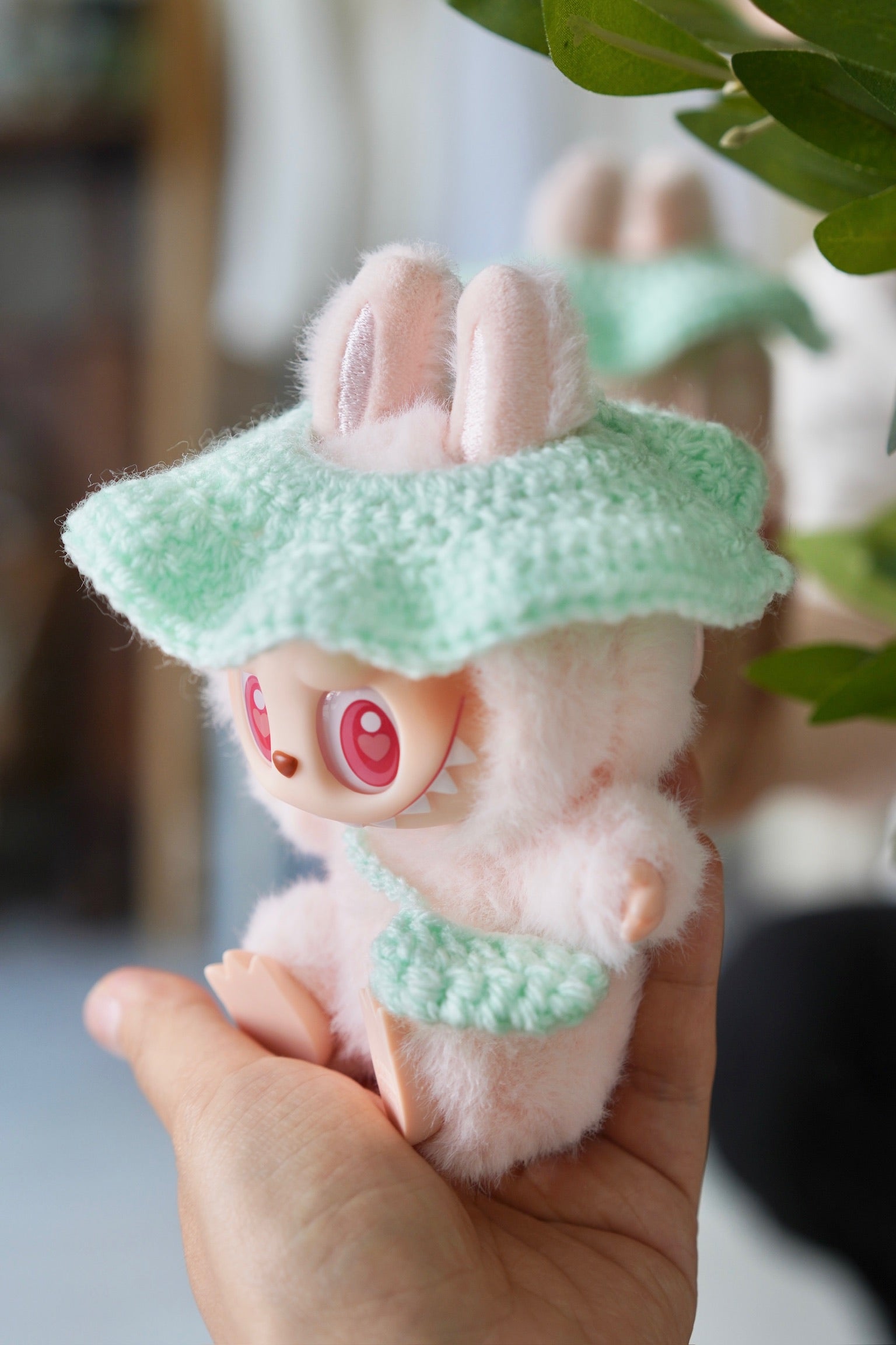Little Mint Bloom Hat & Bag Set