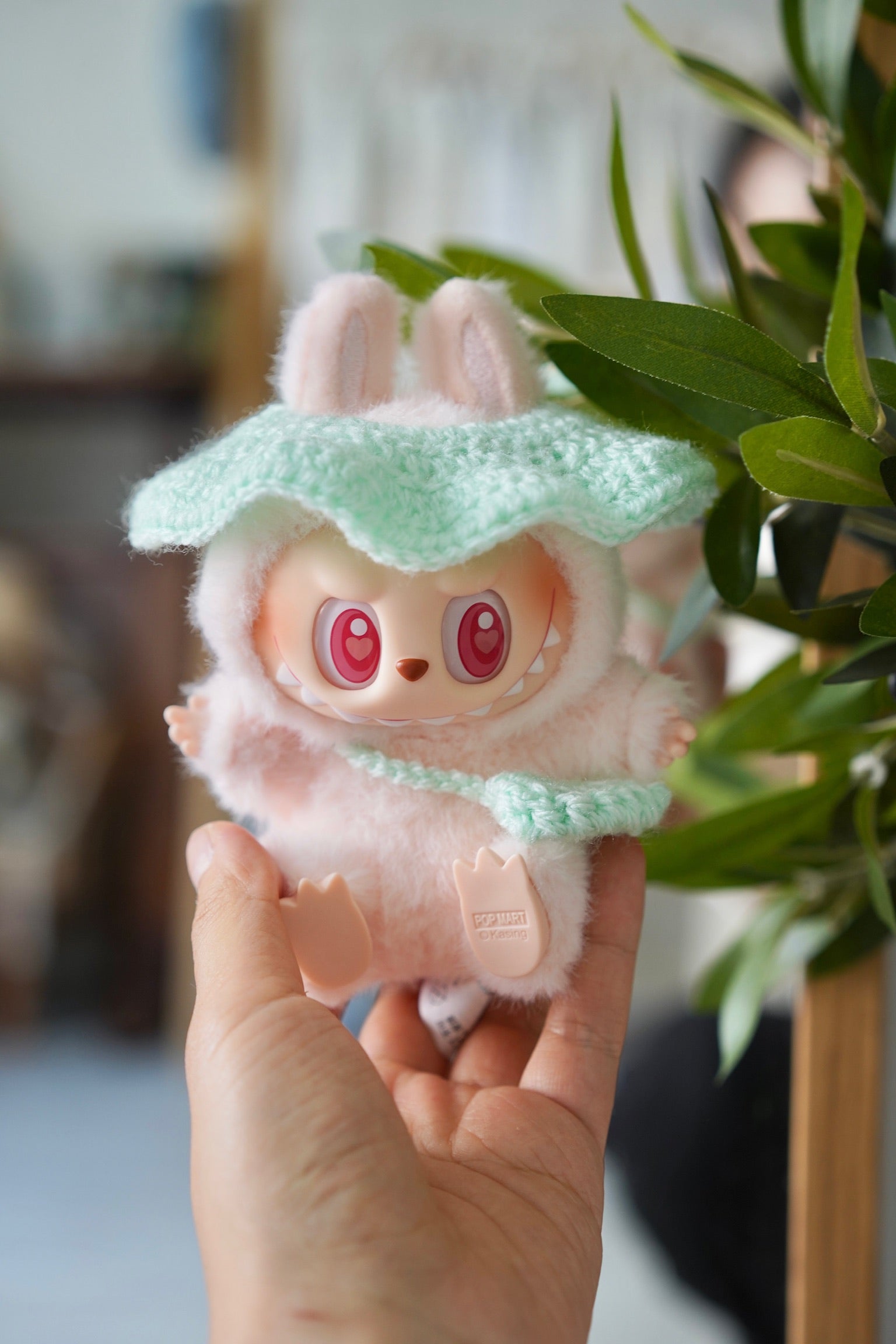 Little Mint Bloom Hat & Bag Set