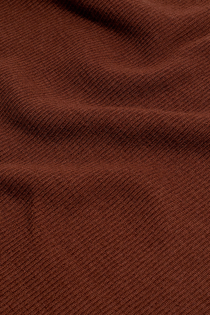 Lucky Lace Knit Top(Coffee) - 100% Wool