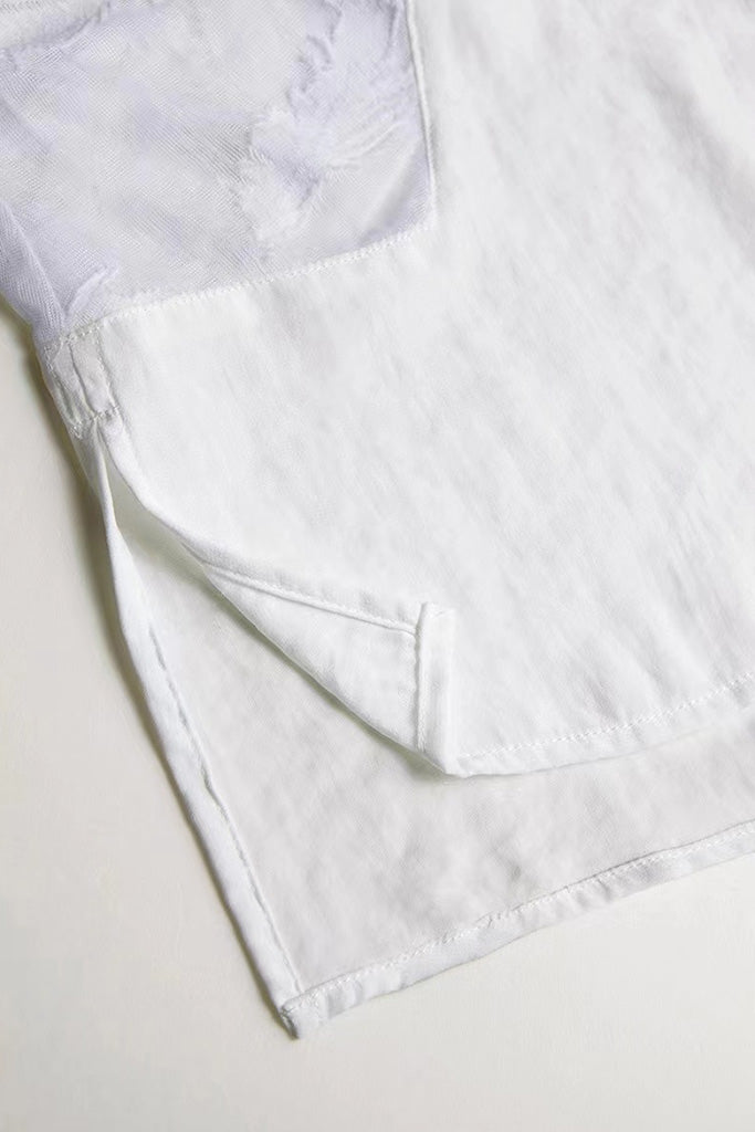 Lucky Bird Top (White)