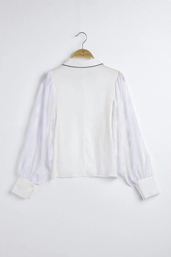 Lucky Bird Top (White)